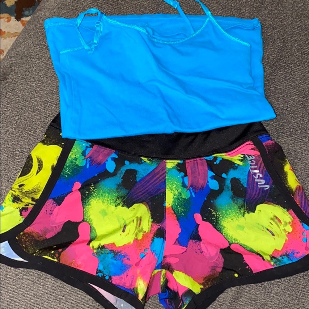 Justice athletic outfit